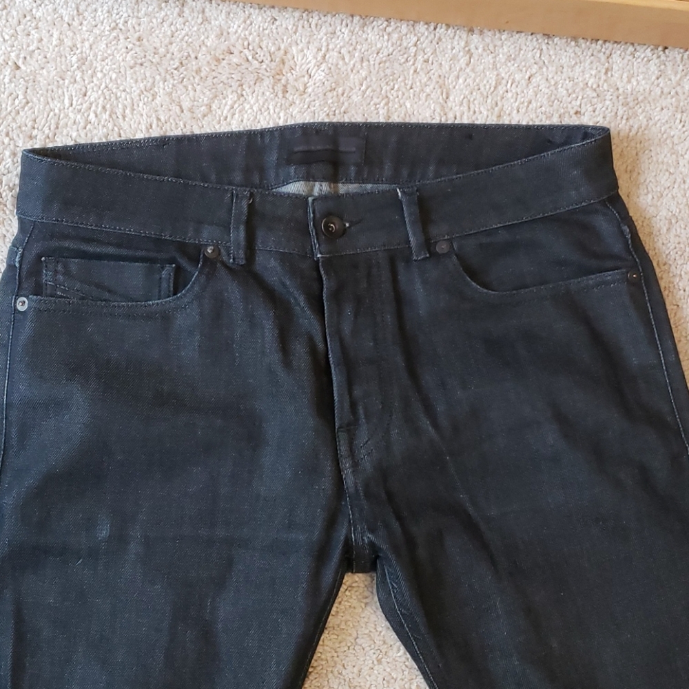 Men's diesel black gold skinny jeans size 31